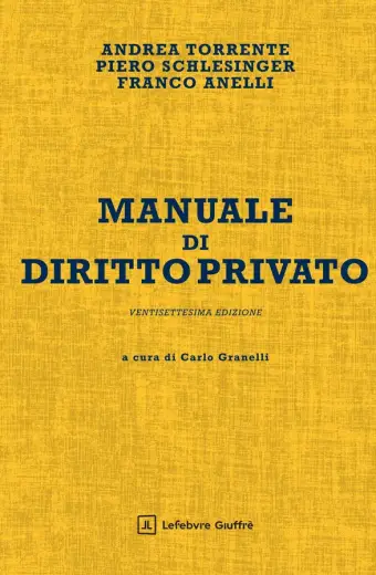 Manuale di Diritto Privato Torrente 2025