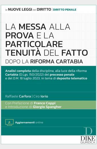 La messa alla prova e la particolare tenuità del fatto dopo la Riforma Cartabia