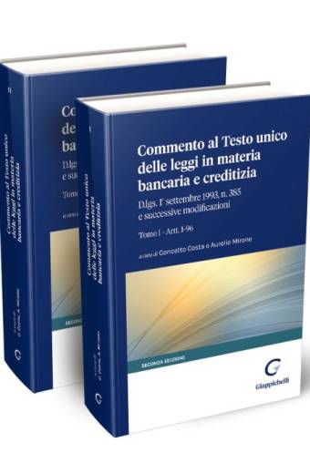 Commento al Testo unico delle leggi in materia bancaria e creditizia