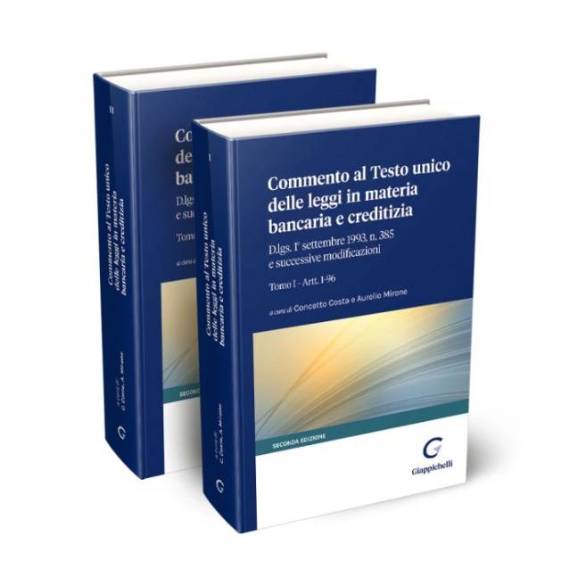 Commento al Testo unico delle leggi in materia bancaria e creditizia