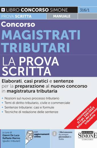 concorso magistrati tributari la prova scritta