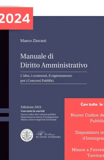 Manuale Superiore di Diritto Amministrativo -Ed. 2024