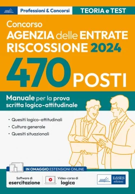Concorso 470 Posti Agenzia delle Entrate Riscossione 2024