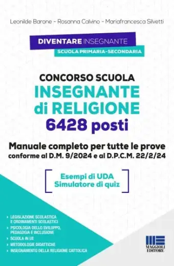 Concorso Scuola Insegnante di Religione - 6428 posti