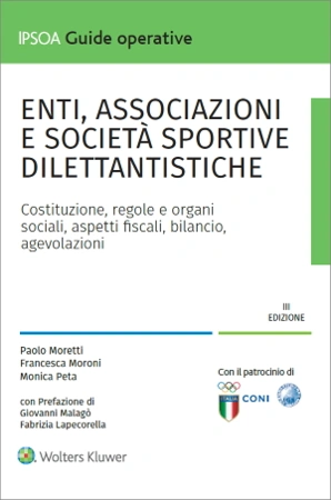 Enti, associazioni e società sportive dilettantistiche