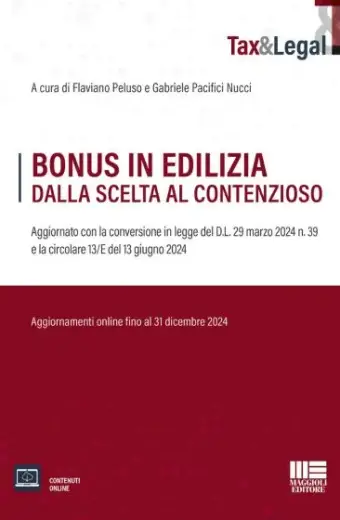 bonus in edilizia dalla scelta al contenzioso