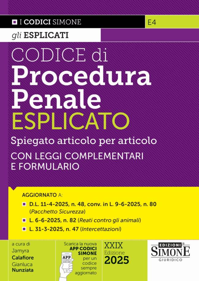 Codice di Procedura Penale Esplicato 2025