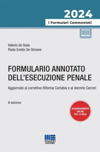 Formulario annotato dell'esecuzione penale