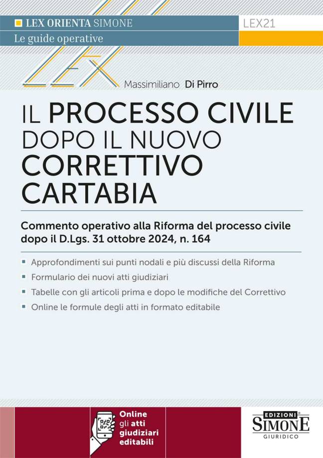 Il Processo Civile dopo il Nuovo Correttivo Cartabia