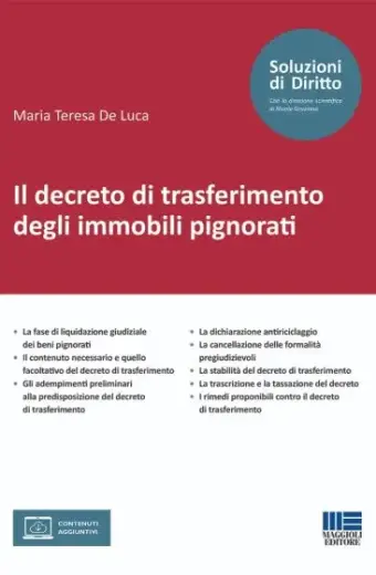 Il decreto di trasferimento degli immobili pignorati