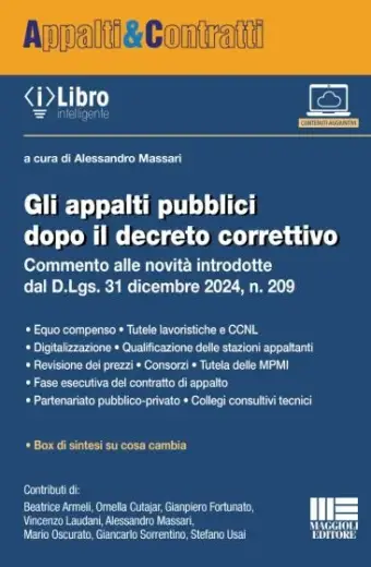 Gli appalti pubblici 2025 dopo il decreto correttivo