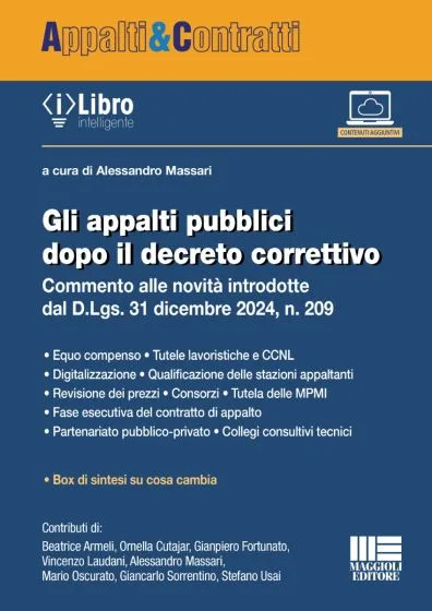 Gli appalti pubblici 2025 dopo il decreto correttivo
