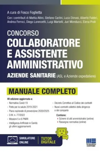Concorso collaboratore e assistente amministrativo Aziende sanitarie (ASL e aziende ospedaliere)