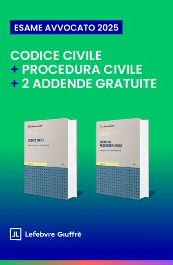Codice civile + Codice di procedura civile Esame Avvocato 2025
