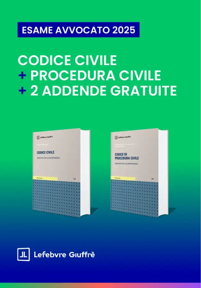 Codice civile + Codice di procedura civile Esame Avvocato 2025