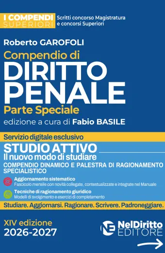Compendio superiore di Diritto Penale Parte speciale 2026