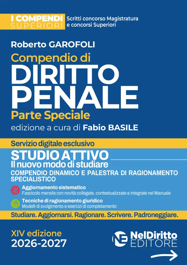 Compendio superiore di Diritto Penale Parte speciale 2026