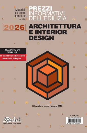 Prezzario Architettura e Interior Design 2026