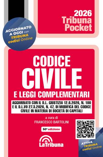 Codice civile e leggi complementari - pocket Settembre 2026