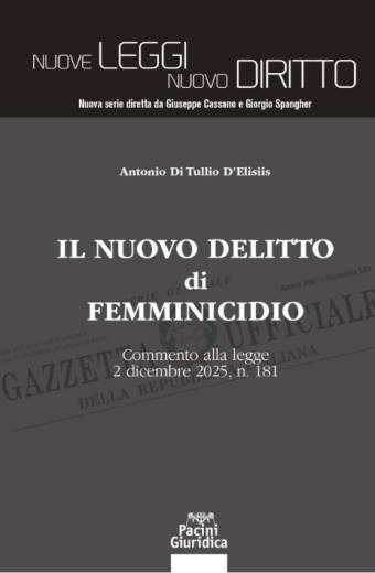 IL NUOVO DELITTO di FEMMINICIDIO