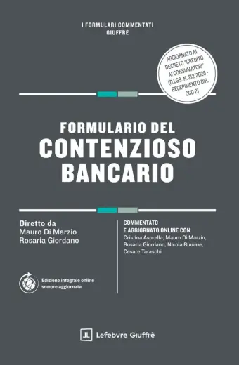 Formulario del contenzioso bancario (con versione online)