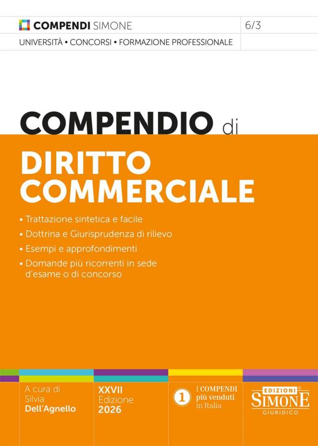 Compendio di Diritto Commerciale 2026