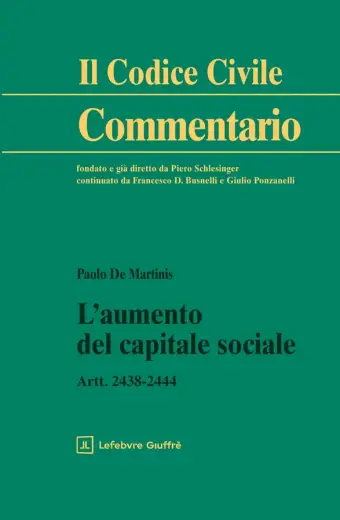 L'aumento del capitale sociale