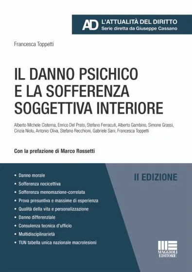 Il danno psichico e la sofferenza soggettiva interiore