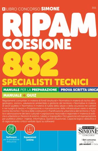 Ripam Coesione 882 Specialisti tecnici
